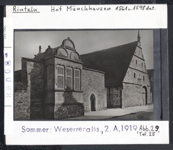 Vorschaubild Rinteln, Hof Münchhausen, 1561 u. 1598 Diasammlung